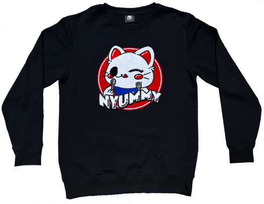 Nyummy Logo Crewneck Black Licorice